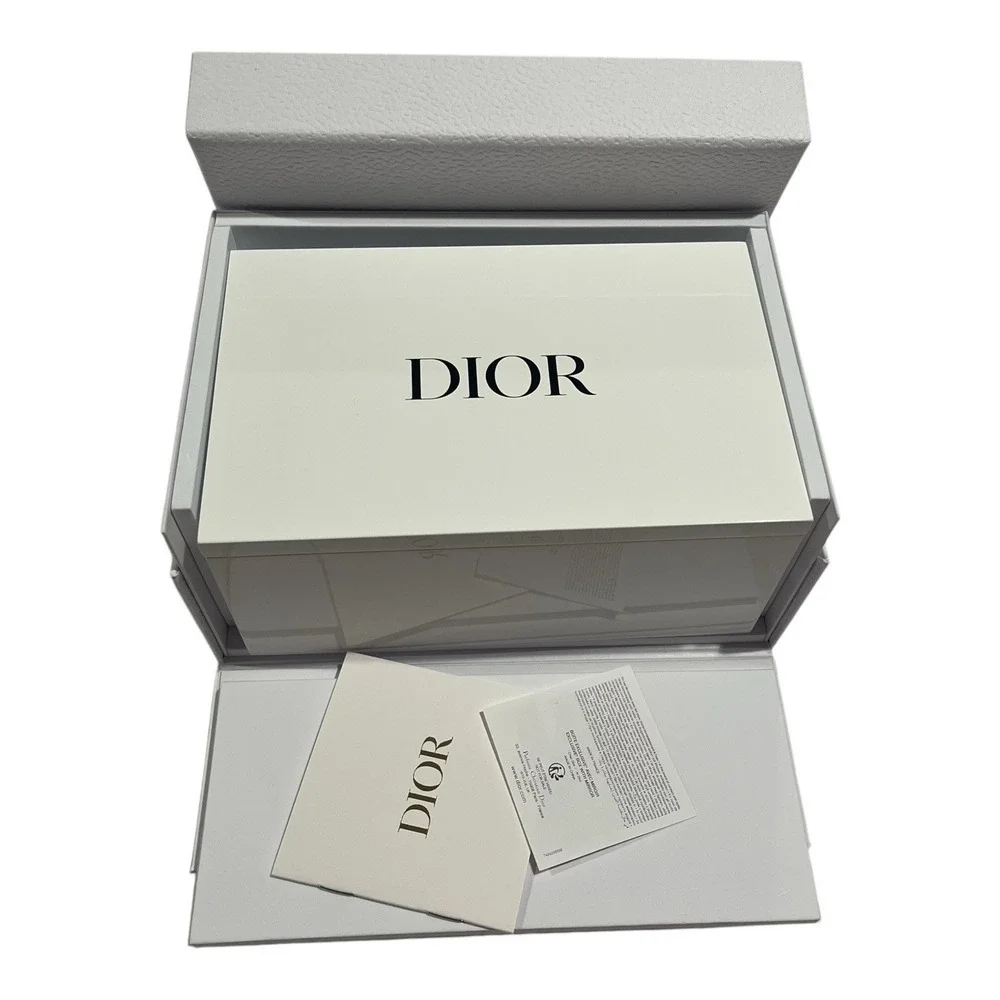 New Dior White Lacquered‎ Vanity/Make-up Storage Box With Mirror